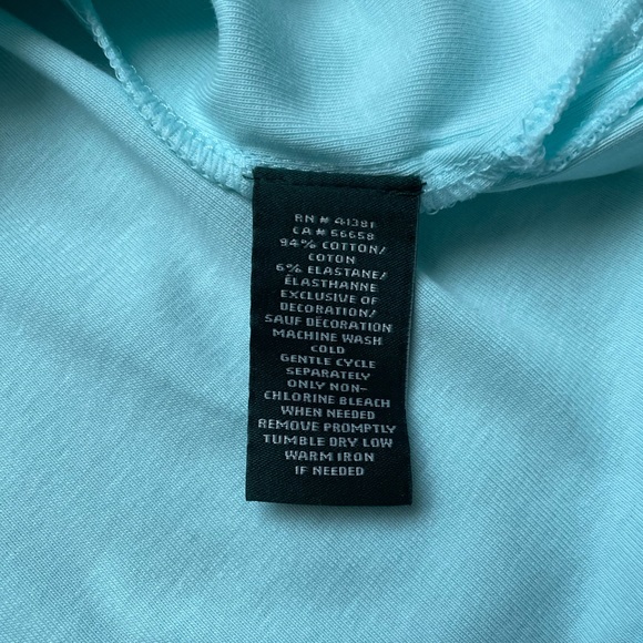 NWOT Ralph Lauren Stretch Basic Cuffed Short Sleeve Blouse (size M) - Picture 3 of 8